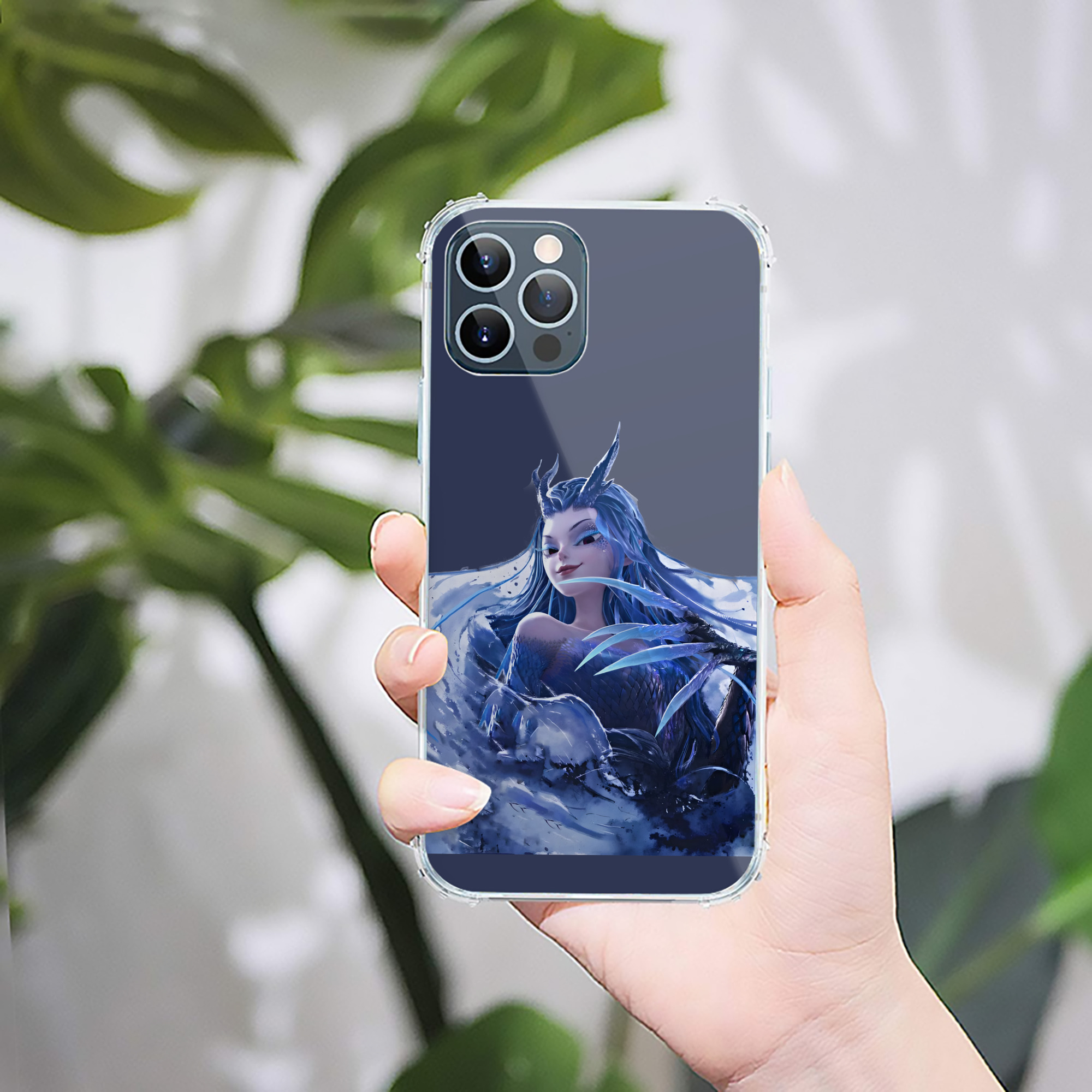（画像用） Ne Zha 2 ナタ 魔童の大暴れ 【iPhone 12シリーズ対応】透明スマホケース（クリアソフトケース）